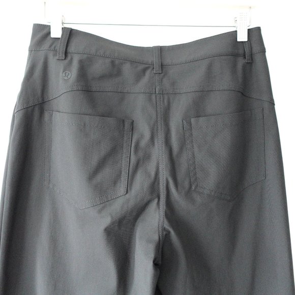 ❌SOLD ❌Lululemon City Sleek 5 Pocket Wide-Leg High Rise 7/8 Length Pant Black - Picture 9 of 13